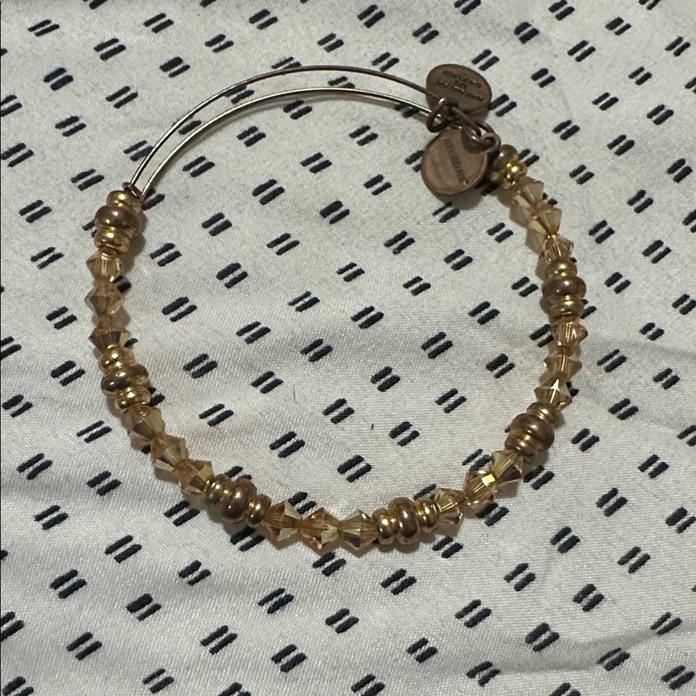 Gold Beaded Expandable Bracelet